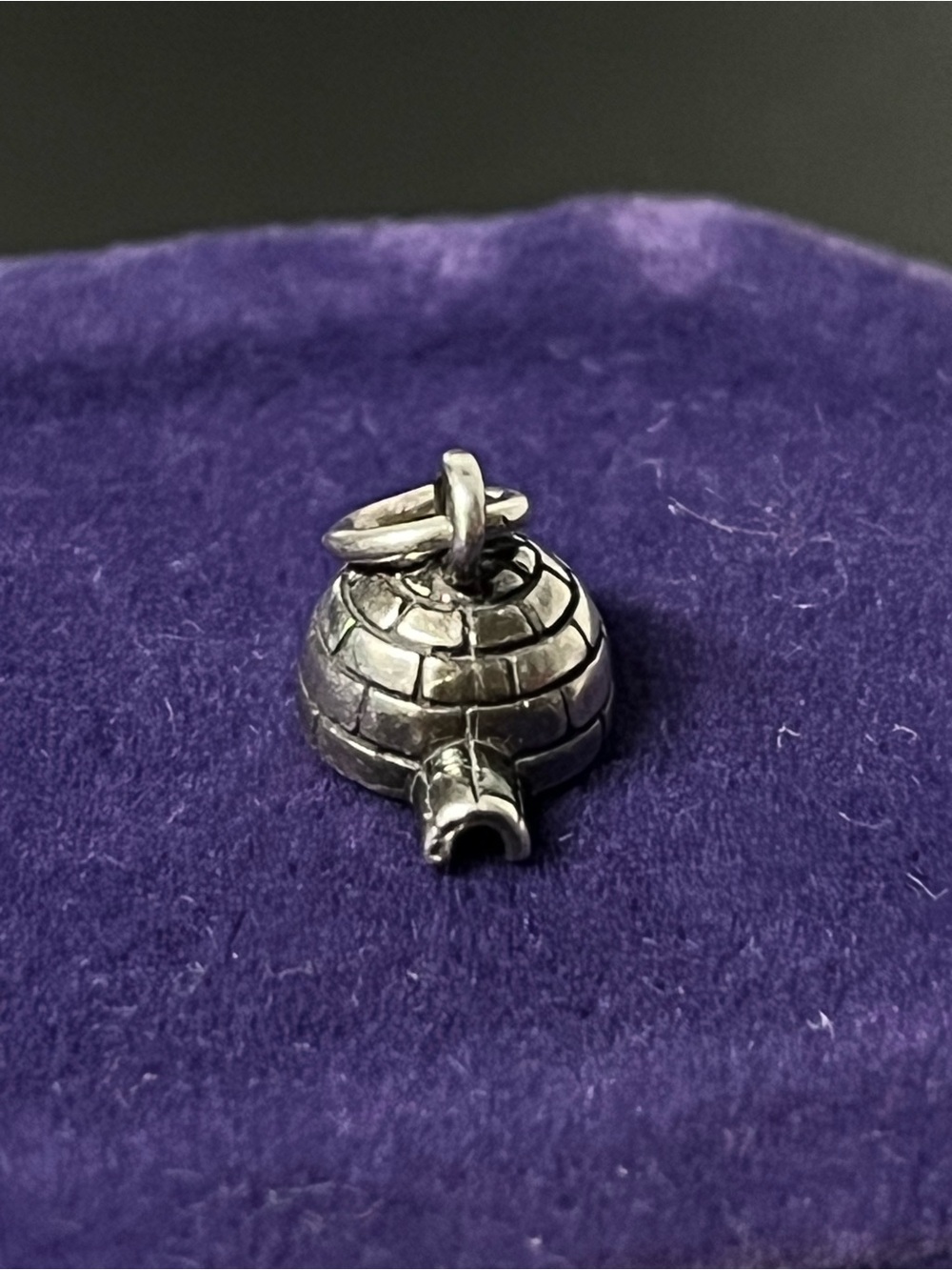Vtg Sterling Silver Igloo Charm